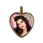 Miniatura Con Montatura Cuore Oro