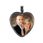 Miniatura Con Montatura Cuore Argento