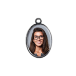 Miniatura Con Montatura Ovale Argento