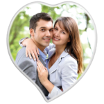 Cuore Piatto A Parete Punta A Sinistra