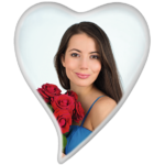 Cuore Bombato Punta A Sinistra