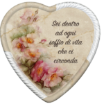 Cuore Bordo Rilievo Cordato A Parete