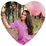 Fotocristallo Murano Cuore