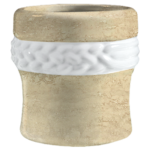 Fioriera Cesto Marmorizzata