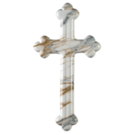 Croce Lavorata Marmorizzata