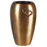 Vaso Aurora Light Bronze Cuore Applicato