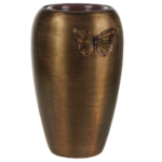 Vaso Aurora Dark Bronze Farfalla