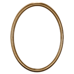 Cornice Filetto Stretto Ovale in Bronzo