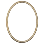 Cornice Filetto Stretto Ovale Marmo Botticino