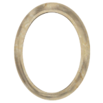 Cornice Filetto Largo Ovale Marmo Botticino