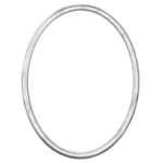 Cornice Filetto Stretto Ovale Marmo Carrara