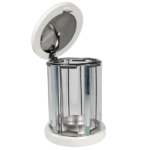 Portacero in Cristallo e Ceramica