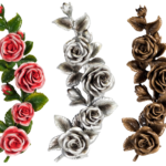 Tralcio di Rose Argento 7675