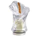 Cristallo Fiamme Calla Oro 24% PBO - 5436