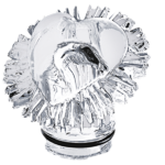 Cristallo Fiamme Cuore 24% PBO - 7190