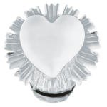 Cristallo Fiamme Cuore 24% PBO - 7200