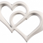 Cuore Doppio Bianco