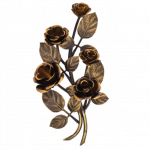 Rosa in Bronzo Sinistra 7752