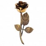 Rosa in Bronzo Destra 7755