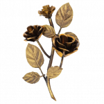 Rosa in Bronzo Destra 7756