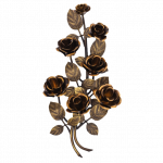 Rosa in Bronzo Destra 7758