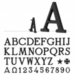 Carattere Romano Dark