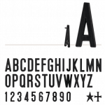 Carattere Bastone Dark