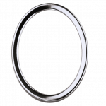 Cornice Ovale in Acciaio