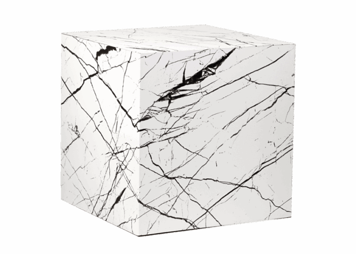Urna in Legno Geometric Marmo - immagine 1