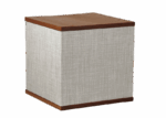Urna in Legno Geometric Tessuto