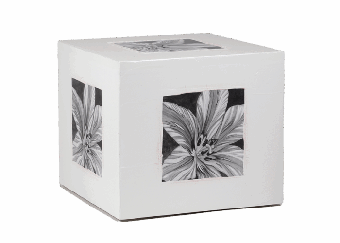 Urna in Legno Cubo Preziosa - immagine 1
