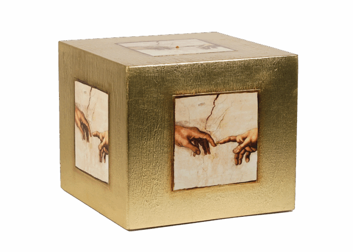 Urna in Legno Cubo Preziosa - immagine 3