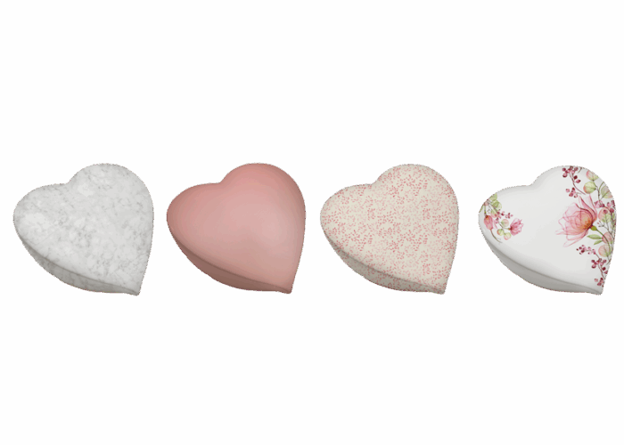 Urna in Porcellana Cuore - immagine 2